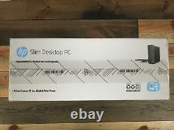 Brand New HP Slim Desktop Tower Intel Celeron G5900 4GB RAM 1TB Hard Drive