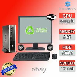 Computer Set PC Core i3 DELL HP Desktop SFF 8GB RAM 500GB HDD WINDOWS10 TFT WiFi