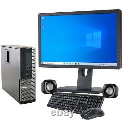 Computer Set PC DELL HP i3 Desktop 8GB RAM 240GB SSD WINDOWS10 WIDESCREEN WiFi