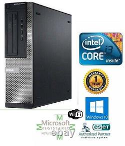 Custom Build Dell Desktop Computer i3 4-16GB HD-SSD Windows 10 HP PC WiFi
