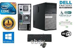 Dell 7020 TOWER i7 16GB 240gb SSD Desktop PC Windows 10 Hp 64 Wifi Bluetooth