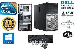 Dell TOWER PC DESKTOP i7 3770 Quad 16GB 240gb SSD Windows10 Hp 64 Bluetooth