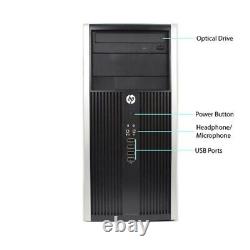 Fast HP Desktop Computer 3.6GHz 16GB RAM 256GB SSD PC Windows 10 WiFi DVD Tower