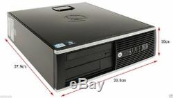 Fast HP Desktop Computer Intel 3.0GHz 8GB RAM 500GB HD PC Windows 10 WiFi DVD