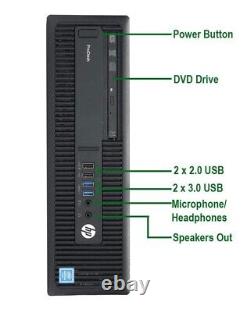 Fast HP Desktop Computer Intel Core I7 32GB RAM SSD PC Windows 10 Pro