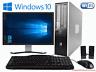 Fast HP Desktop Computer PC Deal Core 2 Duo Windows 7 / 10 / XP + LCD + KB + MS