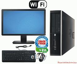 Fast HP Desktop PC Computer Core i5 Quad 3.2Ghz 8GB 2TB Windows 10 WIFI monitor