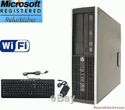 Fast HP Desktop PC Computer Core i5 Quad 3.2Ghz 8GB 2TB Windows 10 WIFI monitor