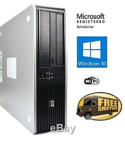 Fast HP Desktop PC Computer Dual Core 3.4Ghz 8GB 2TB Windows 10 Pro WIFI KEY+MS