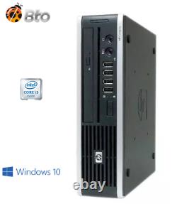 Fast Slim PC HP 8200 USFF Mini Desktop Computer Core i5 4GB 250GB DVD Win10 Home