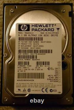 HEWLETT PACKARD SCSI 9.1GB 3.5 Half Height Drive good condition Working