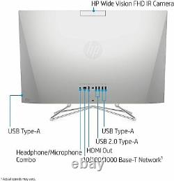 HP 27 Touchscreen i5-1035G1 12GB 512GB SSD W10 All-in-One Desktop Computer