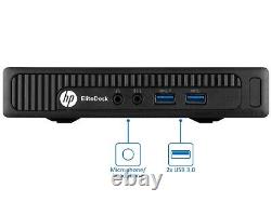 HP 800 G1 Tiny Micro Desktop PC i7-4765T 16G RAM 240GB SSD Win10 Wifi withCharger