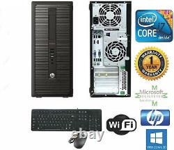 HP 800 G1 Tower Computer core I7 3.4GHz 32GB 1TB SSD +1TB HD Storage Win 10 Pro