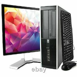 HP 8100 Desktop Computer PC Intel Core i5 8GB Ram 500GB HDD 19 LED Wi-Fi Win 10