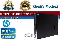 HP Compaq Elite 8300 SFF Intel i5 8 GB RAM 500 GB HDD Win 10 USB B Grade Desktop