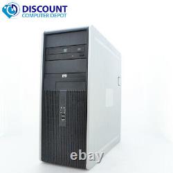 HP DC Desktop Computer PC Tower Intel Dual Core 4GB 160GB DVD-RW WiFi 17 LCD