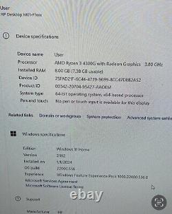 HP Desktop AMD Ryzen 3 4300G 8GB Windows 11 (M01-F1214)