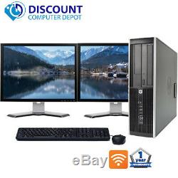 HP Desktop Computer 16GB RAM 2TB HD 512GB SSD QUAD CORE i5 WINDOWS 10 PC 22 LCD