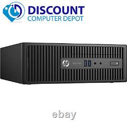 HP Desktop Computer 400 G1 Core i3 3.4GHz 8GB 500GB 19 LCD Windows 10 PC