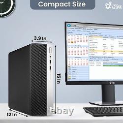 HP Desktop Computer PC Intel i7-6700 32GB Ram 1TB SSD 2TB HDD New 24 LED Win10P