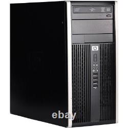 HP Desktop Computer PC Tower Intel i3 8GB RAM 500GB HDD Windows 10 Wi-Fi DVD-RW