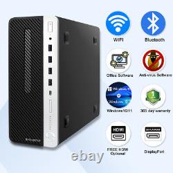 HP Desktop Computer PC i5 up to 64GB RAM 4TB NVMe m. 2 SSD, Windows10 or 11, WiFi