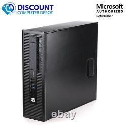 HP Desktop Computer Pro Desk Windows 10 PC 16GB 500GB HDD NEW SSD Dual LCD 19/22