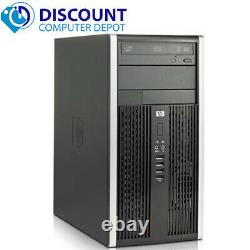 HP Desktop Computer Tower Quad Core i5 8GB 128GB SSD DVD Wifi Windows 10 Pro PC