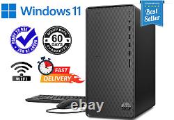 HP Desktop Computer Windows 11 16GB RAM 512GB SSD DVD+RW WiFi (READY TO USE)