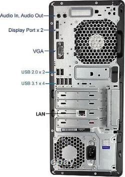HP Desktop Gaming PC i7 NVIDIA GTX1080 16GB RAM 512GB SSD Win11Pro DVDRW WiFi