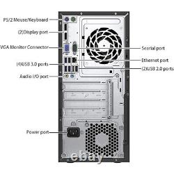 HP Desktop i5 Computer PC Tower Up To 32GB RAM 2TB SSD/HDD Windows 10 Pro Wi-Fi