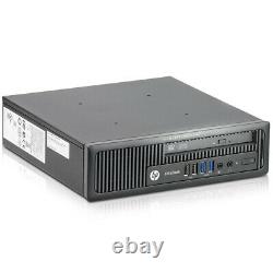 HP EliteDesk 800 G1 USFF Desktop Computer i5 Quad-Core 8GB RAM 500GB Win 10 Pro