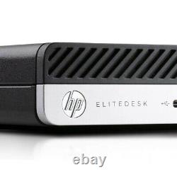 HP EliteDesk 800 G3 Mini Desktop Computer i7-6700T 16GB DDR4 256GB NVMe M. 2 SSD