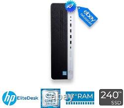 HP EliteDesk 800 G3 SFF Intel i7-7700 3.4GHz 16GB RAM 240GB M. 2 SSD USB-C Win 10