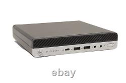HP EliteDesk 800 G4 Mini Intel i5 8 GB RAM 240 GB SSD DisplayPort Win 10 Desktop