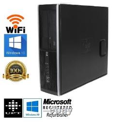 HP Elite Desktop PC Core i5 Windows 7/10 250GB 4GB/8GB 10 USB DVD/RW WiFi Ready