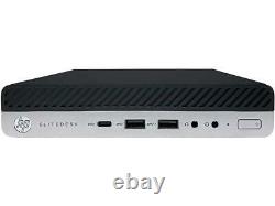 HP Elitedesk 800 G5 Mini Desktop PC, Intel Core i5-9500T, 16GB, 256GB SSD, No OS