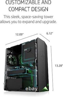 HP Gaming Desktop, NVIDIA GeForce GTX 1650, Intel Core i5-10400F, 32 GB DDR4 RA