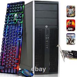 HP Gaming PC Desktop Computer Intel i5-3470 16GB 1TB HDD AMD 550 Wi-Fi Win10 Pro