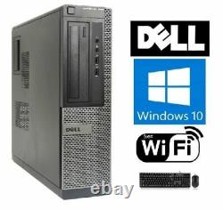 HP OR DELL Desktop PC 4GB 500GB HDD 22 LCD Monitor WiFi Windows 10 Warranty