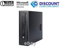 HP Pro Desk 600 G1 Desktop Computer PC Core i3 3.40GHz 8GB 500GB Windows 10 Home