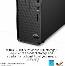 HP S01-aF0409 Slim Desktop AMD Athlon Silver 3050U 2.3GHz 4GB 1TB Windows 10