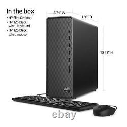 HP S01-aF Slim Desktop Intel Celeron J4025 8GB 256GB W11H Excellent