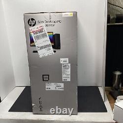 HP Slim Desktop PC & 27in FHD Monitor with Intel Core i3 S01-pF2043wb Black New