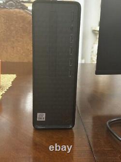 HP Slim Desktop Pc With 27 Monitor, Intel Core I3, 8GB RAM, 256 GB SSD, Black