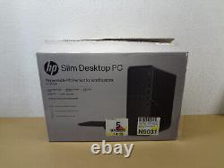 HP Slim S01-AF2023w Desktop Bundle 8GB SDRAM, 256GB SSD, Win11, Pentium Silver