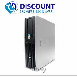 HP Windows 10 Desktop PC Intel Dual Core 4GB 160GB HDD DVD WIFI Dual 2x 19 LCD