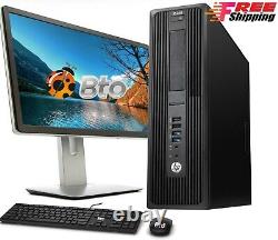 HP Z240 Desktop SFF Computer i5 16GB Ram 1TB SSD 2TB HDD 22 LCD WiFi Win 10 Pro