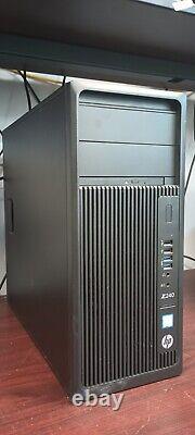 HP Z240 TWR Workstation i7-7700 3.6GHz 32GB RAM, 256GB SSD Win11 Quadro P400 #95